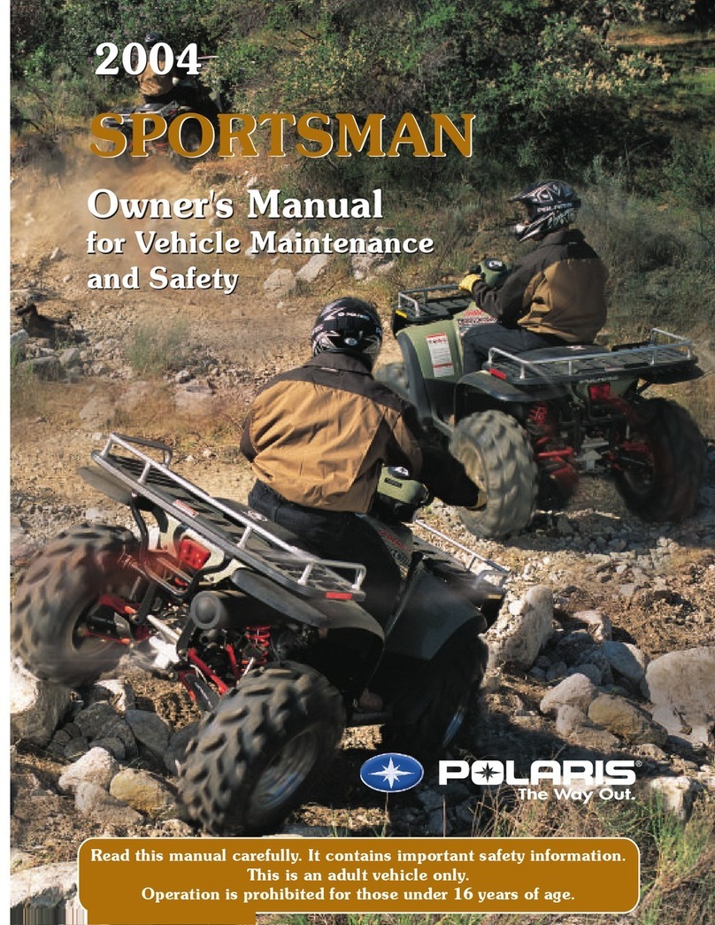Polaris 2004 SPORTSMAN owner's manual