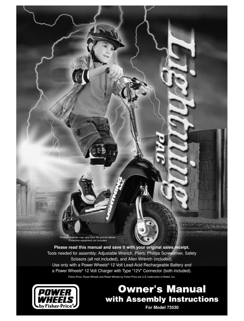 Power Wheels 73530 Owner's manual with assembly instructions