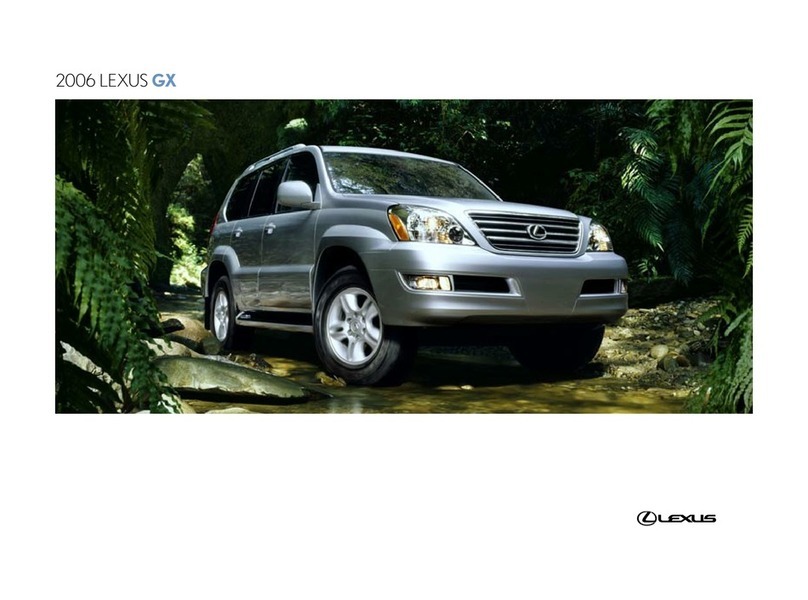 Lexus 2006 GX User manual Lexus 2006 GX User manual