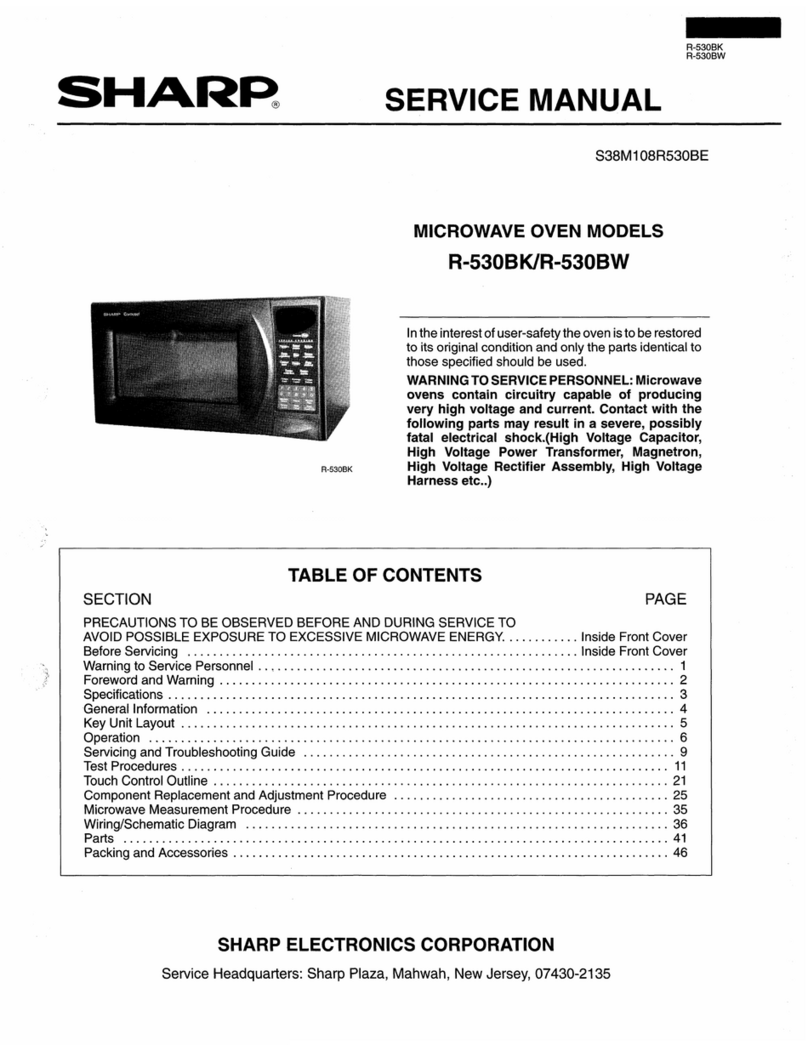 Sharp R-530BK User manual