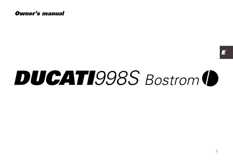 Ducati 998S BOSTROM owner's manual