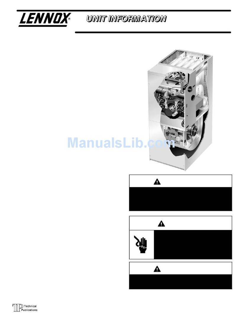 Lennox G61MP Series Installation and operation manual Lennox G61MP Series Installation and operation manual