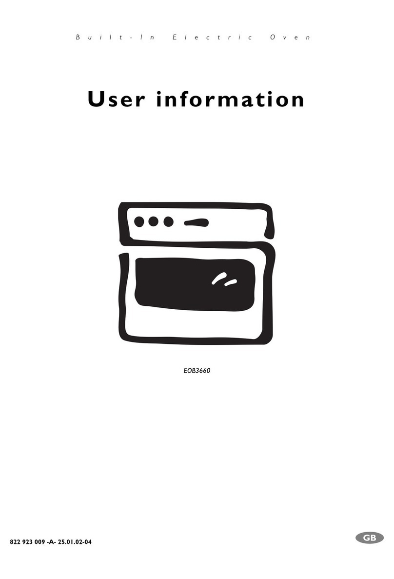 Electrolux EOB3660 User information