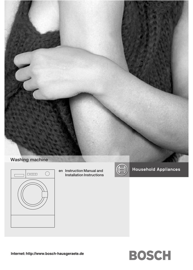 Bosch Washing Machine Quick guide