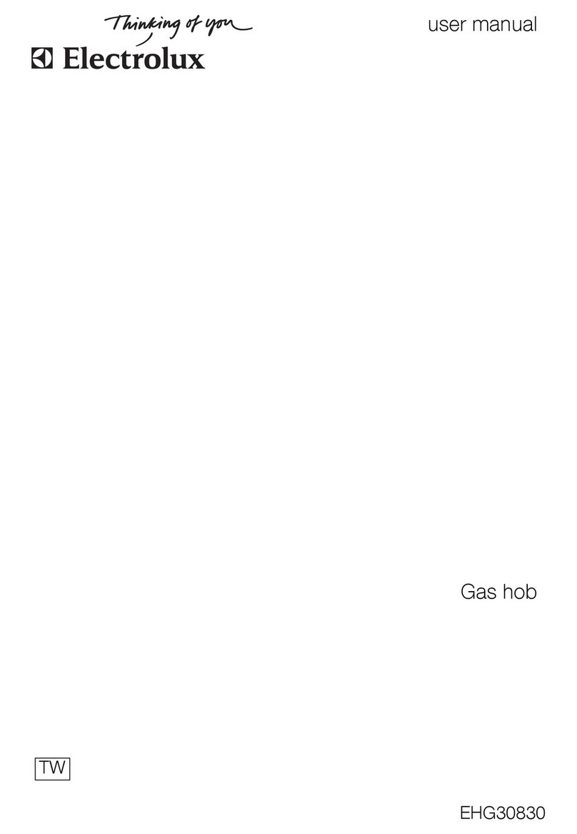 Electrolux EHG30830 User manual
