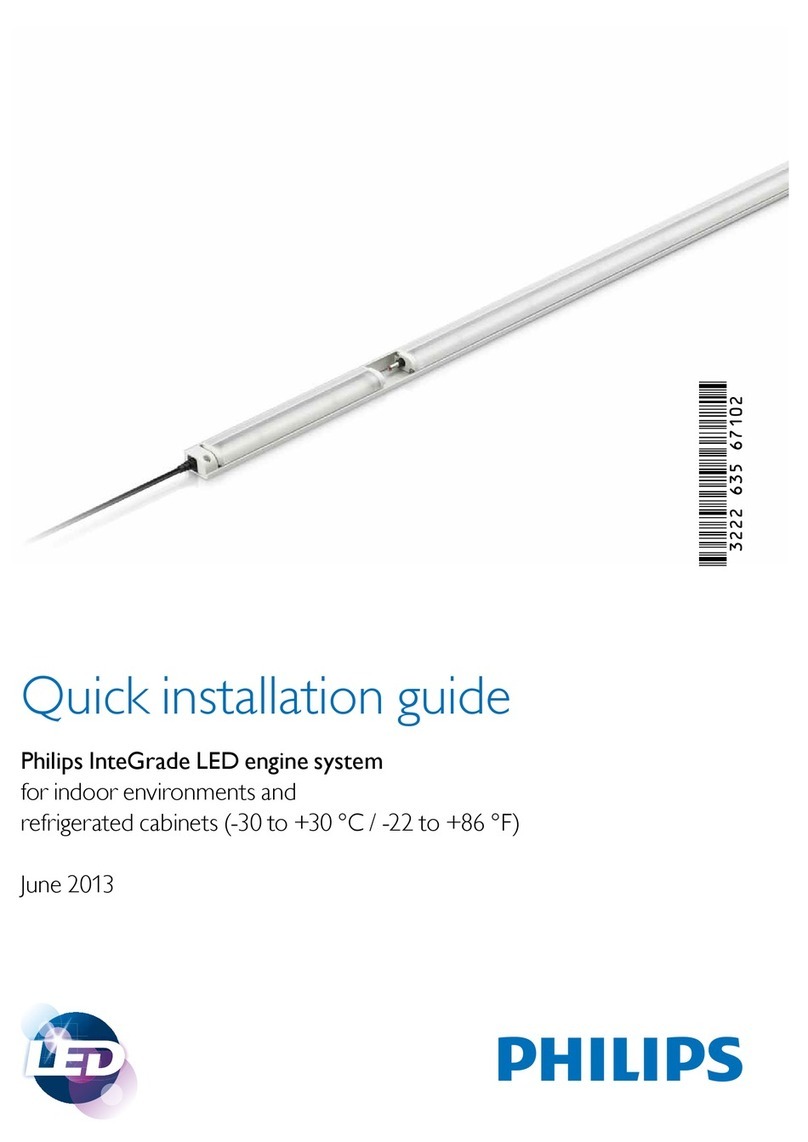 Philips InteGrade LED engine system Quick installation guide
