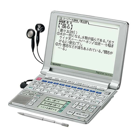 Sharp PW-AT750 User manual