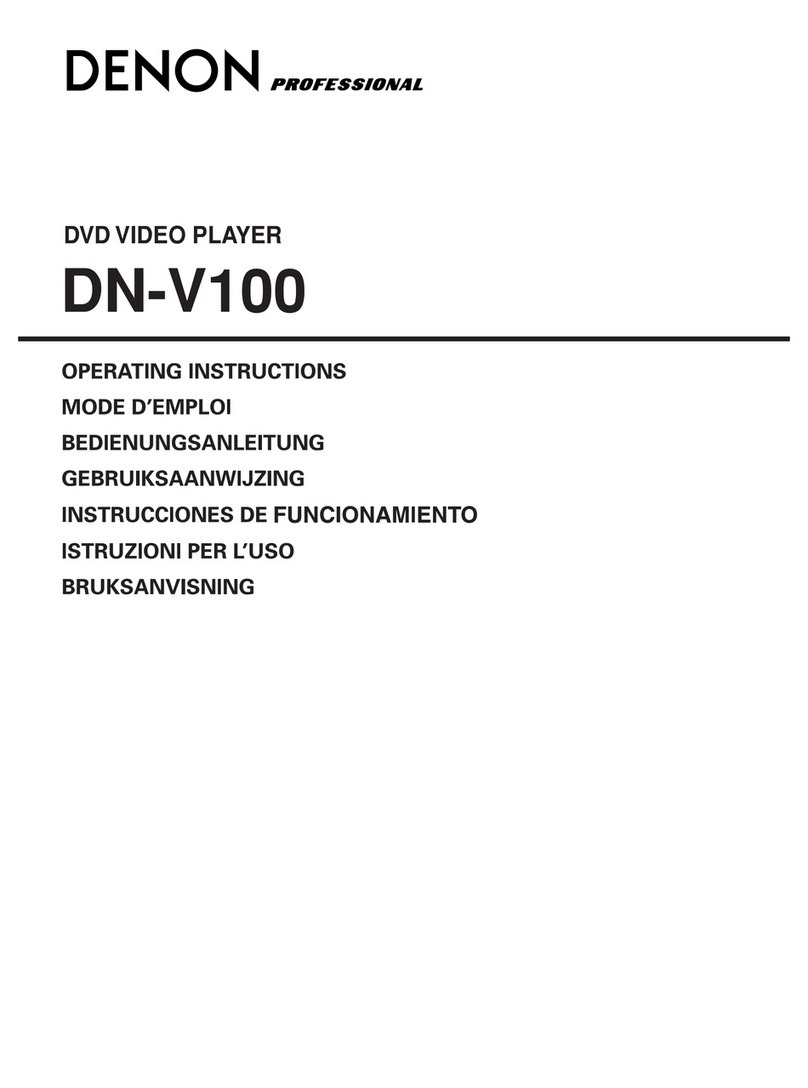 Denon Professional DN-V100 User manual