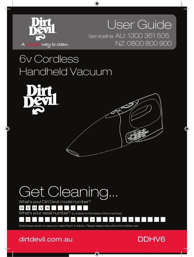 Dirt Devil DDHV6 user guide