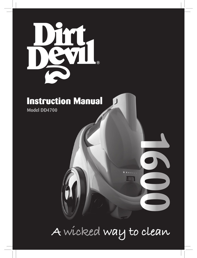 Dirt Devil DD4700 instruction manual