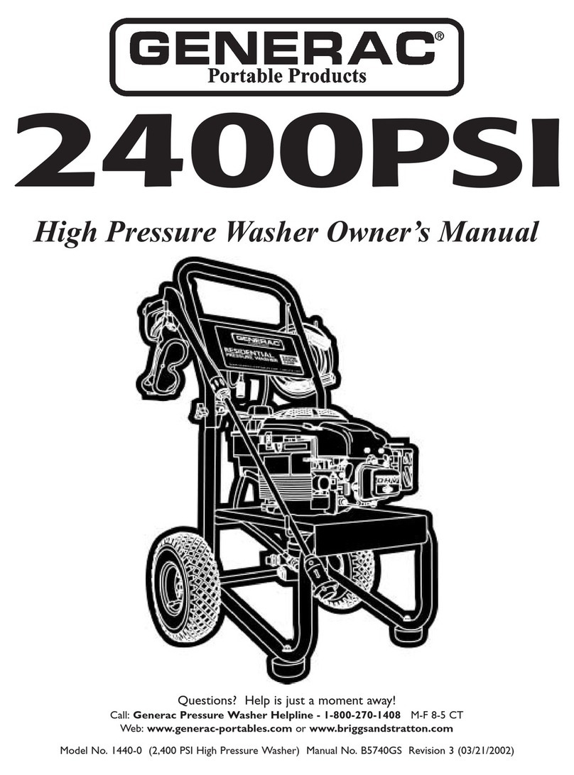 Generac Portable Products 2400PSI User manual Generac Portable Products 2400PSI User manual