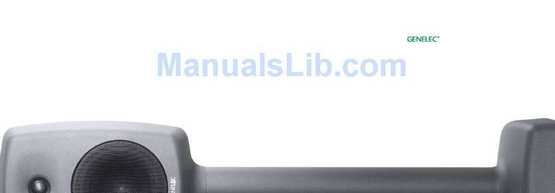 Genelec 6040A User manual Genelec 6040A User manual