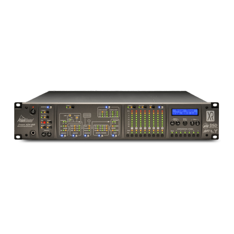Prism Sound ADA-8 Operation manual