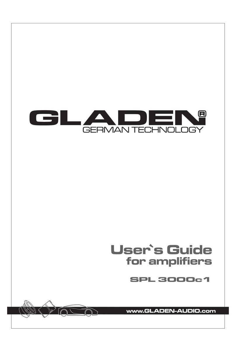 Gladen SPL 3000c1 user guide