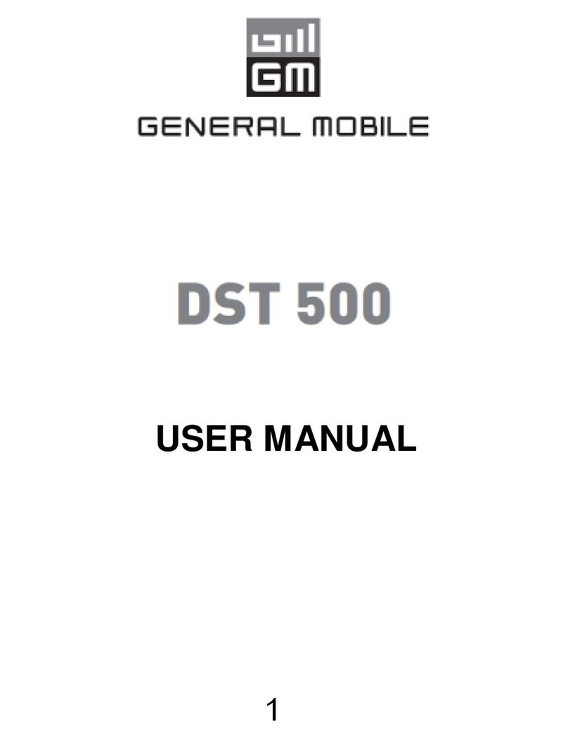 GENERAL MOBILE DST500 User manual