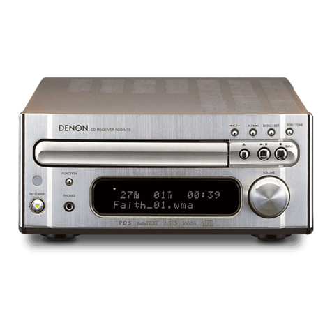 Denon RCD-M35DAB operating instructions