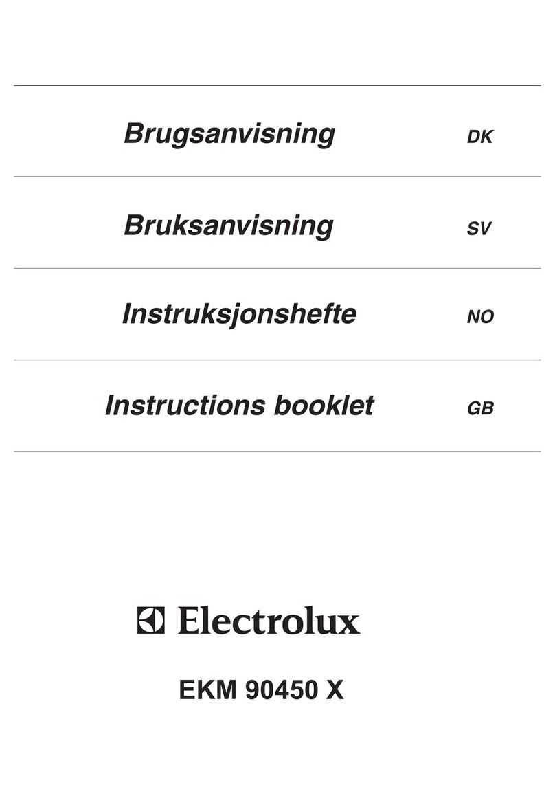 Electrolux EKM 90450 X User manual