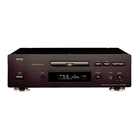 Denon DCD-1650R User manual