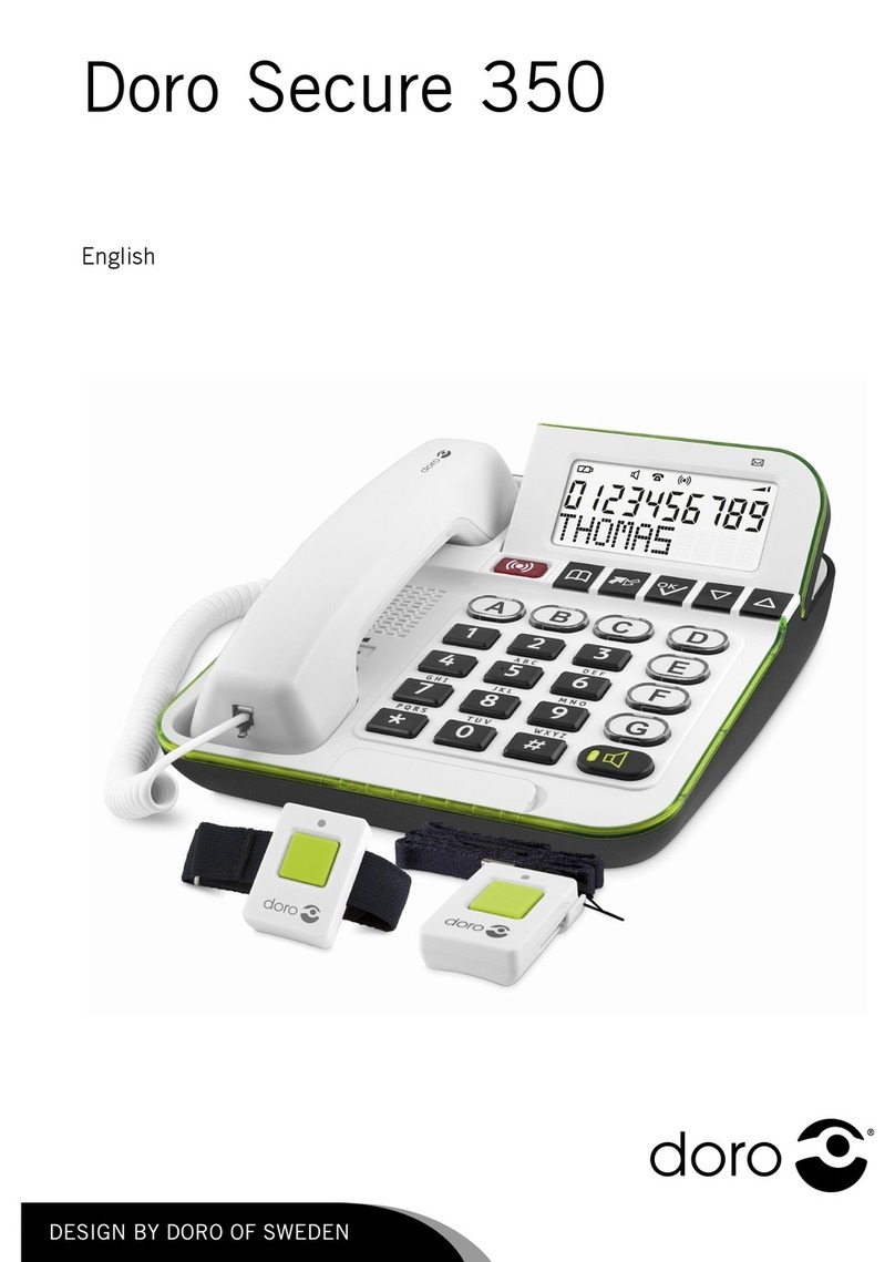Doro SECURE 350 User manual Doro SECURE 350 User manual