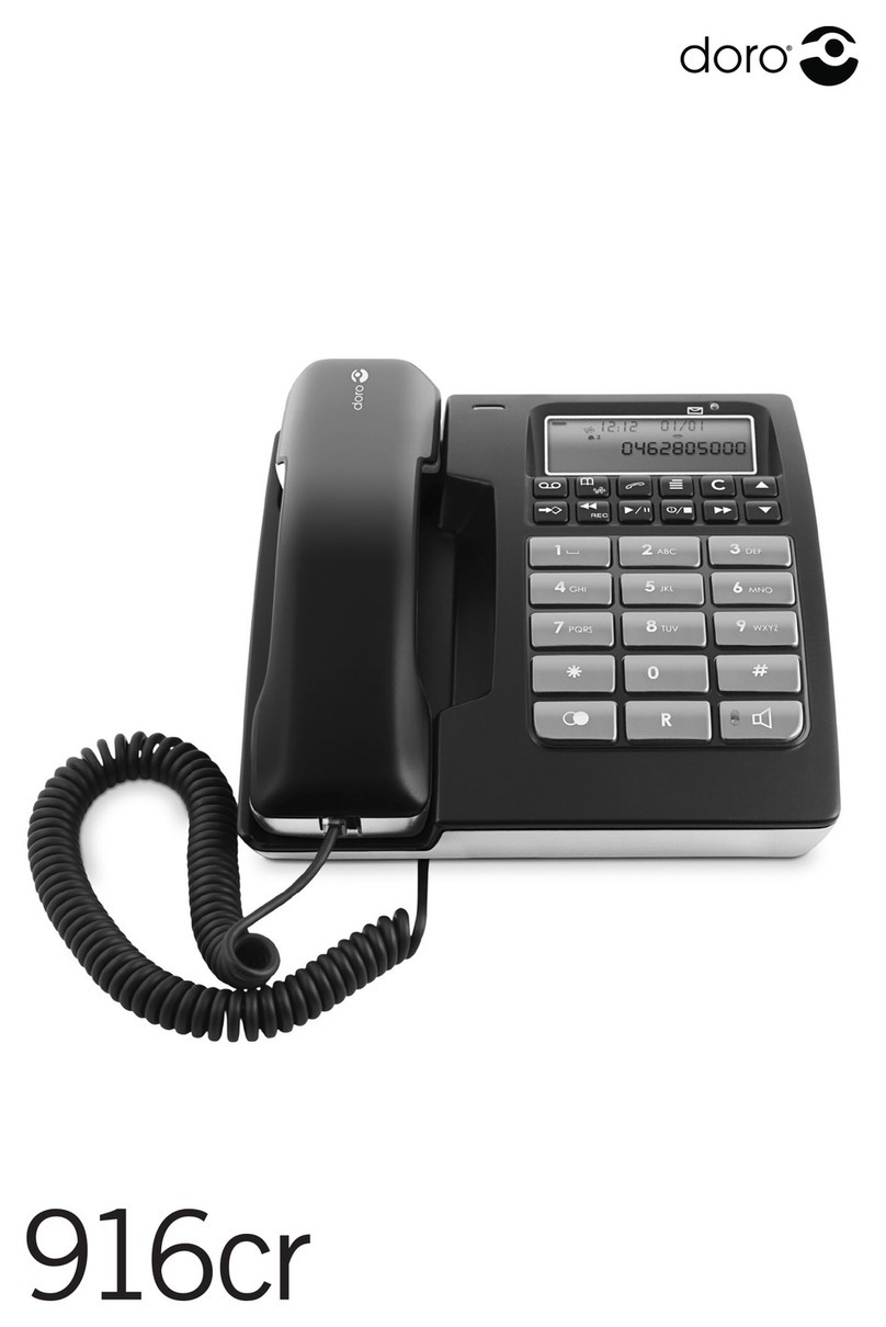 Doro 916CR manual&nbsp;