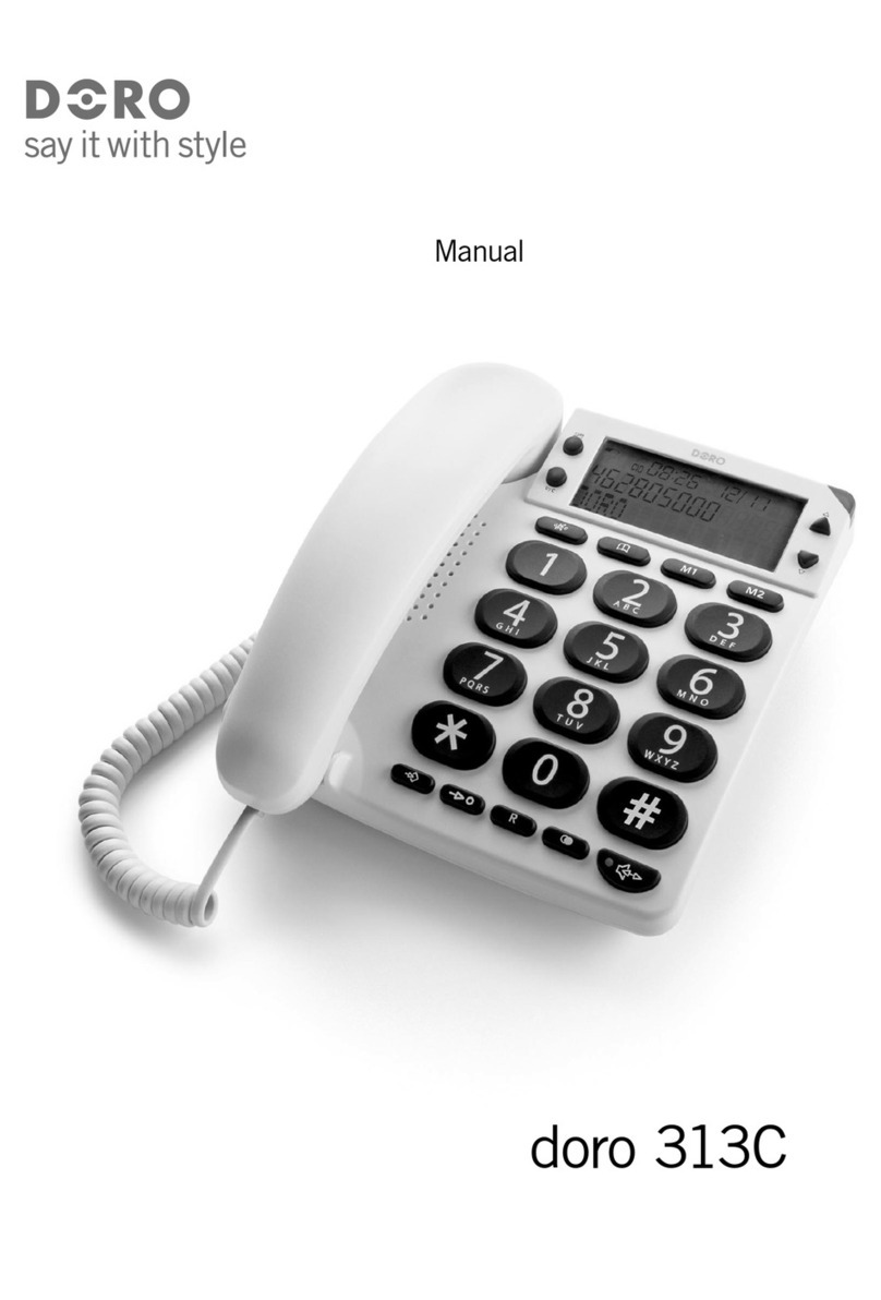 Doro 313C User manual