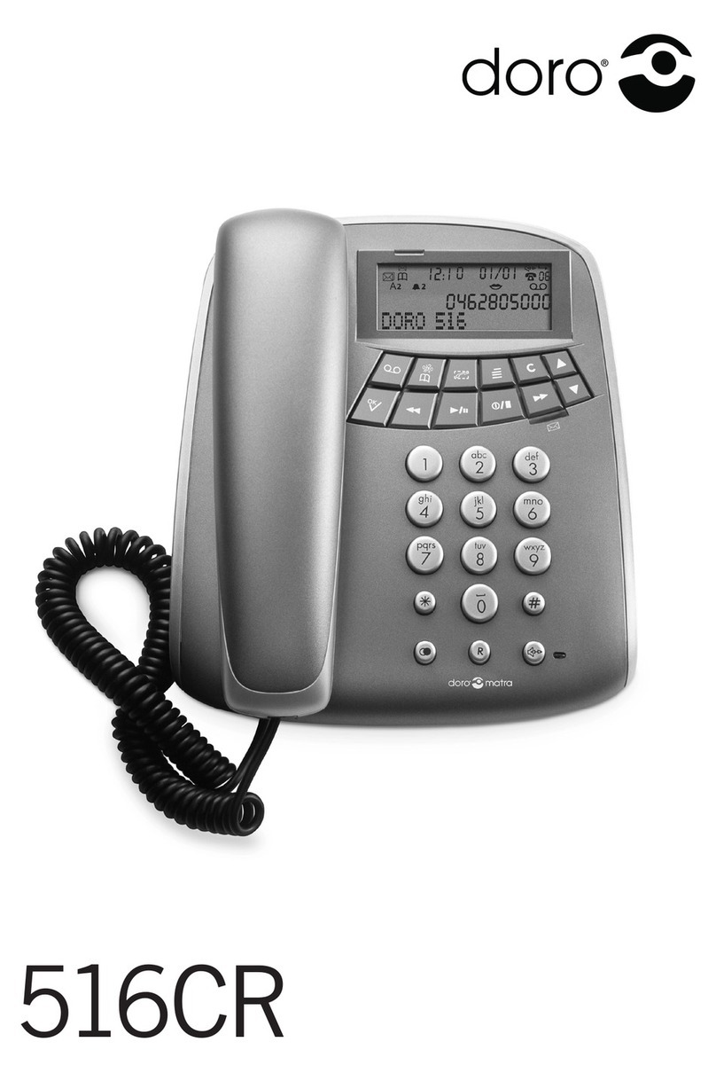 Doro 516CR manual&nbsp;
