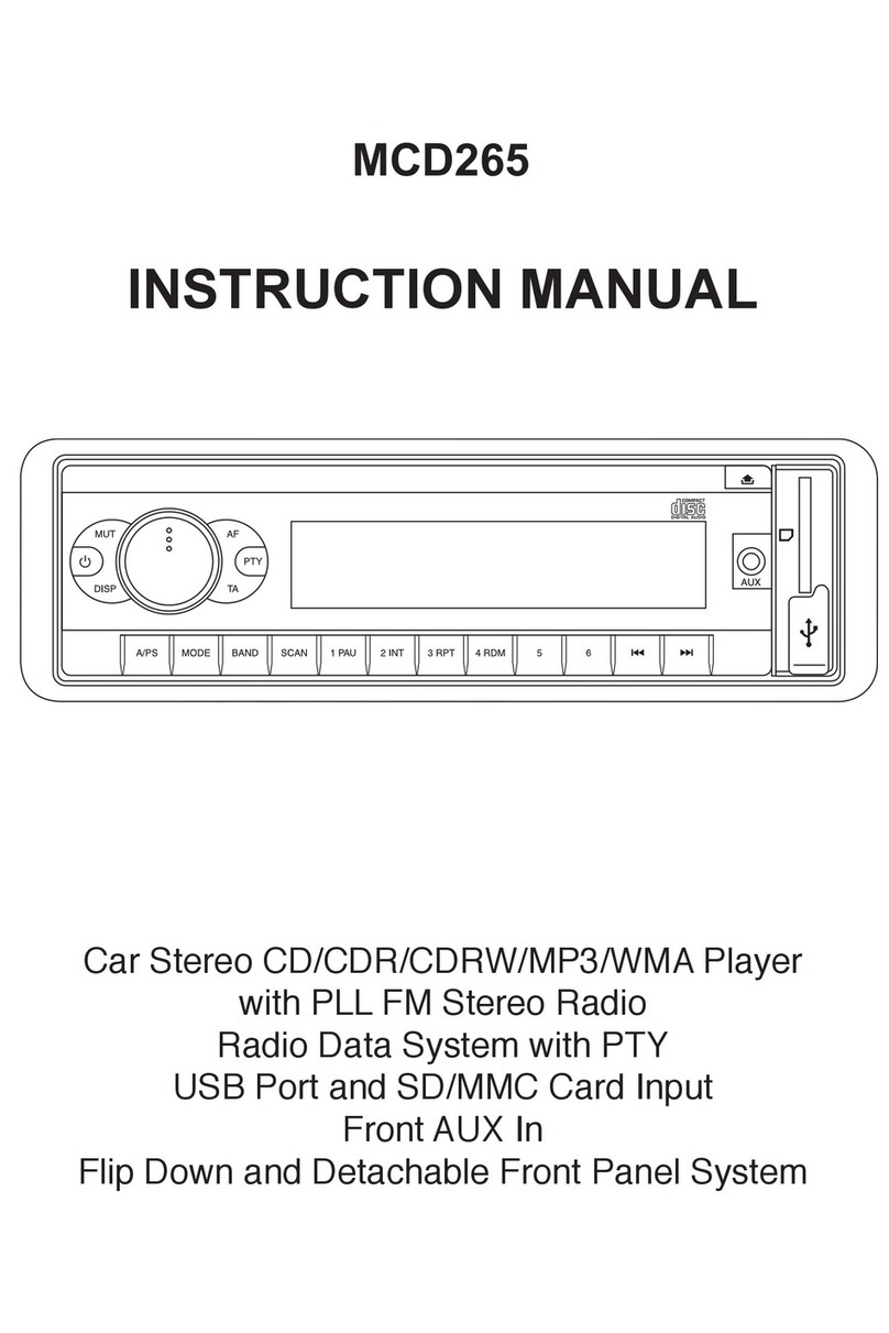 Caliber MCD265 instruction manual