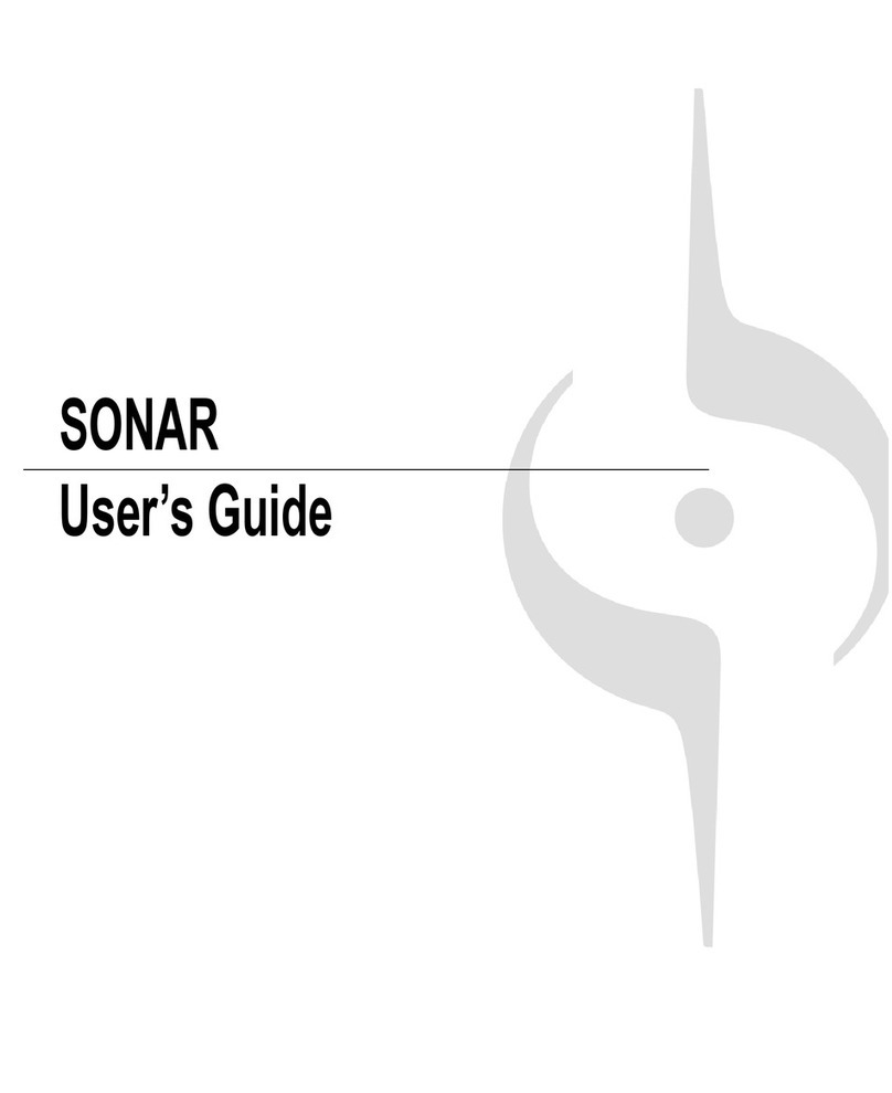 CAKEWALK Cakewalk SONAR user guide