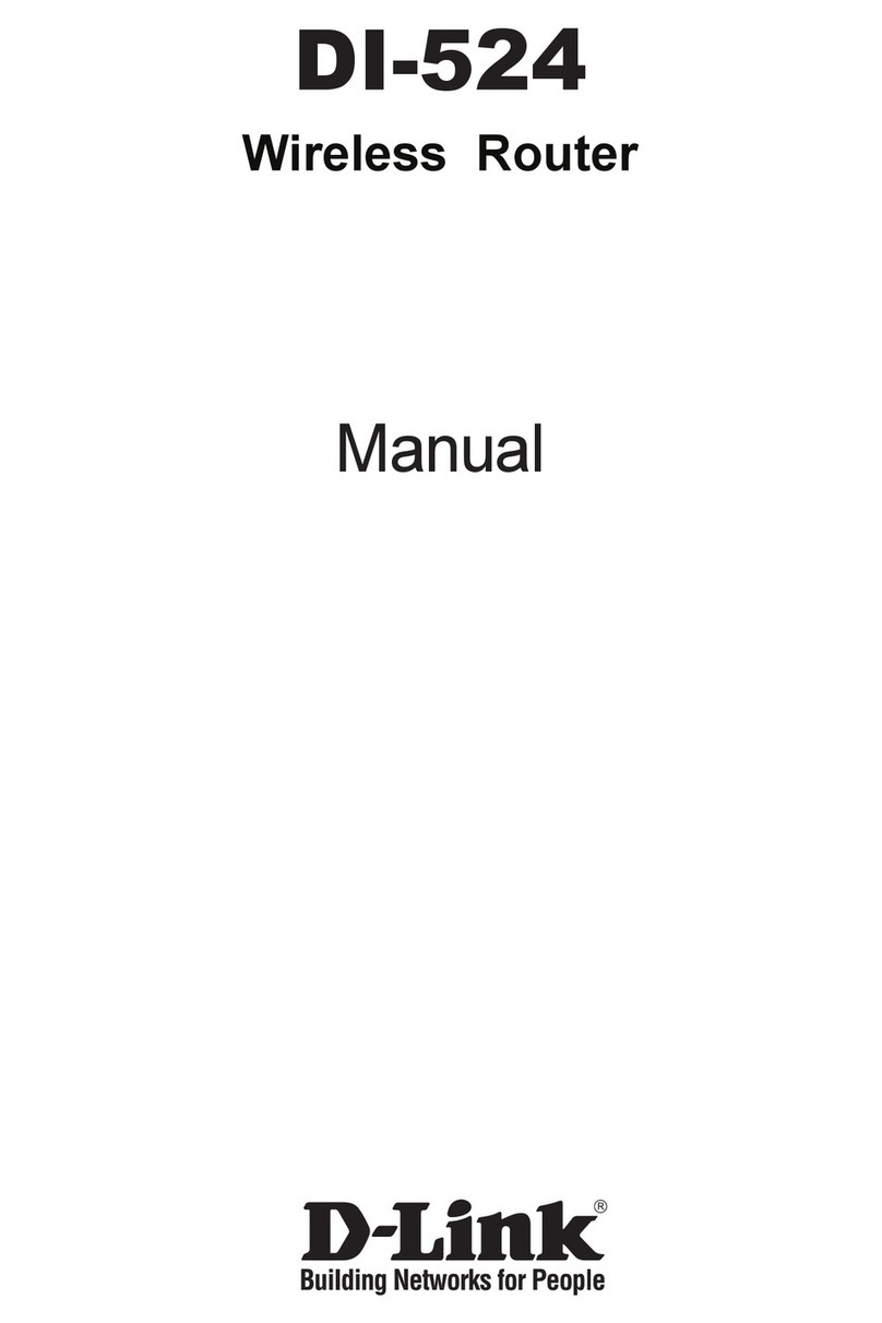 D-Link DI-524 - AirPlus G Wireless Router User manual