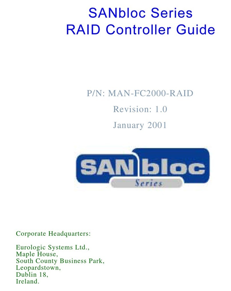 EUROLOGIC SANbloc MAN-FC2000-RAID installation guide
