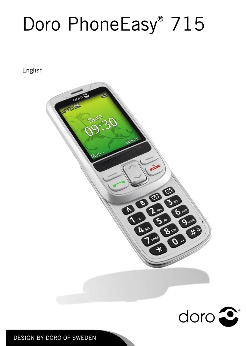 Doro PHONEEASY 715 manual&nbsp;