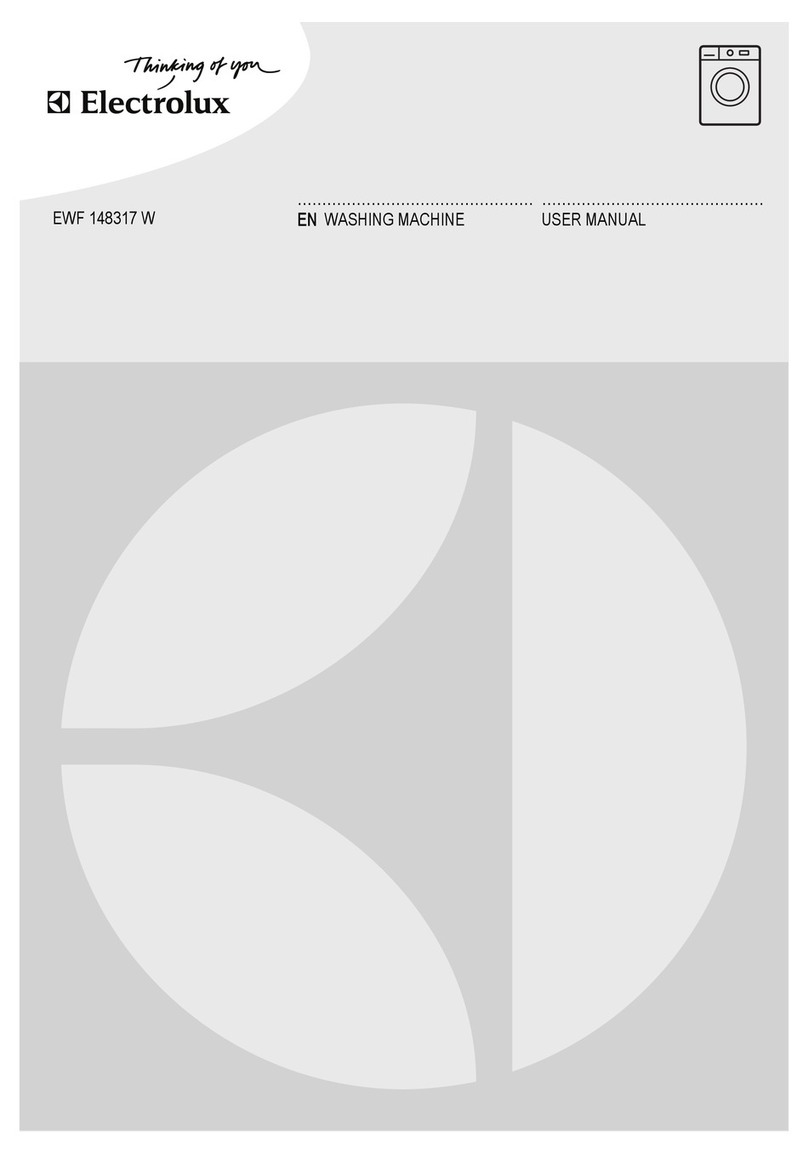 Electrolux EWF 148317 W User manual