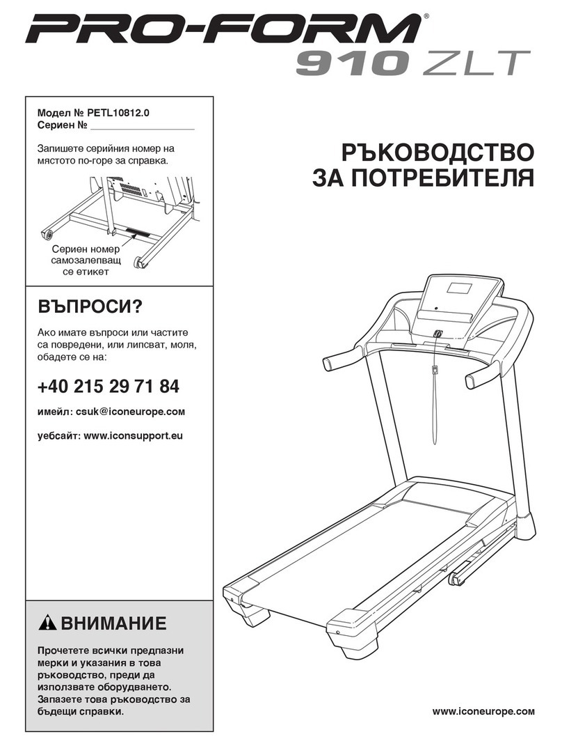 Pro-Form 910 Zlt Cwl Treadmill 