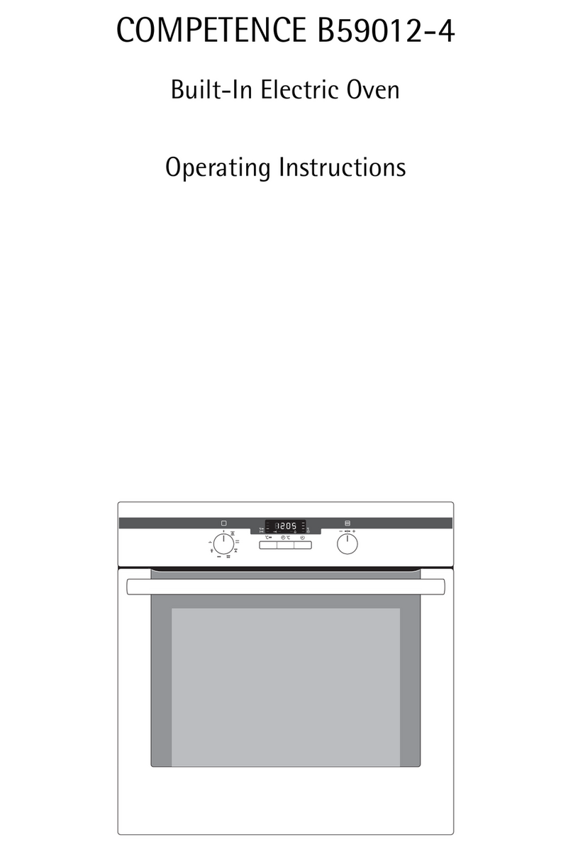 Electrolux COMPETENCE B59012-4 operating instructions
