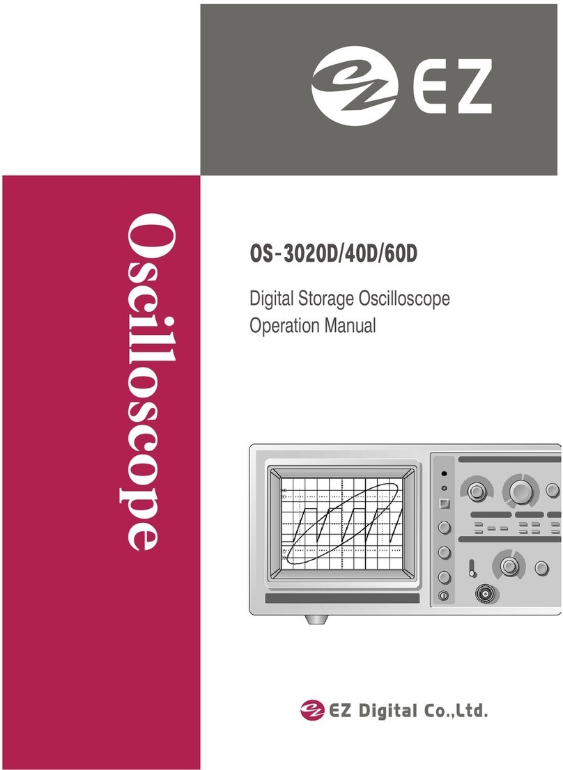 EZ Digital OS-3060D Operation manual