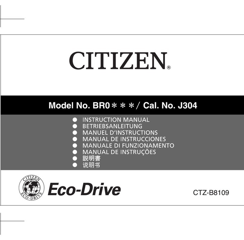 Citizen J304 User manual Citizen J304 User manual