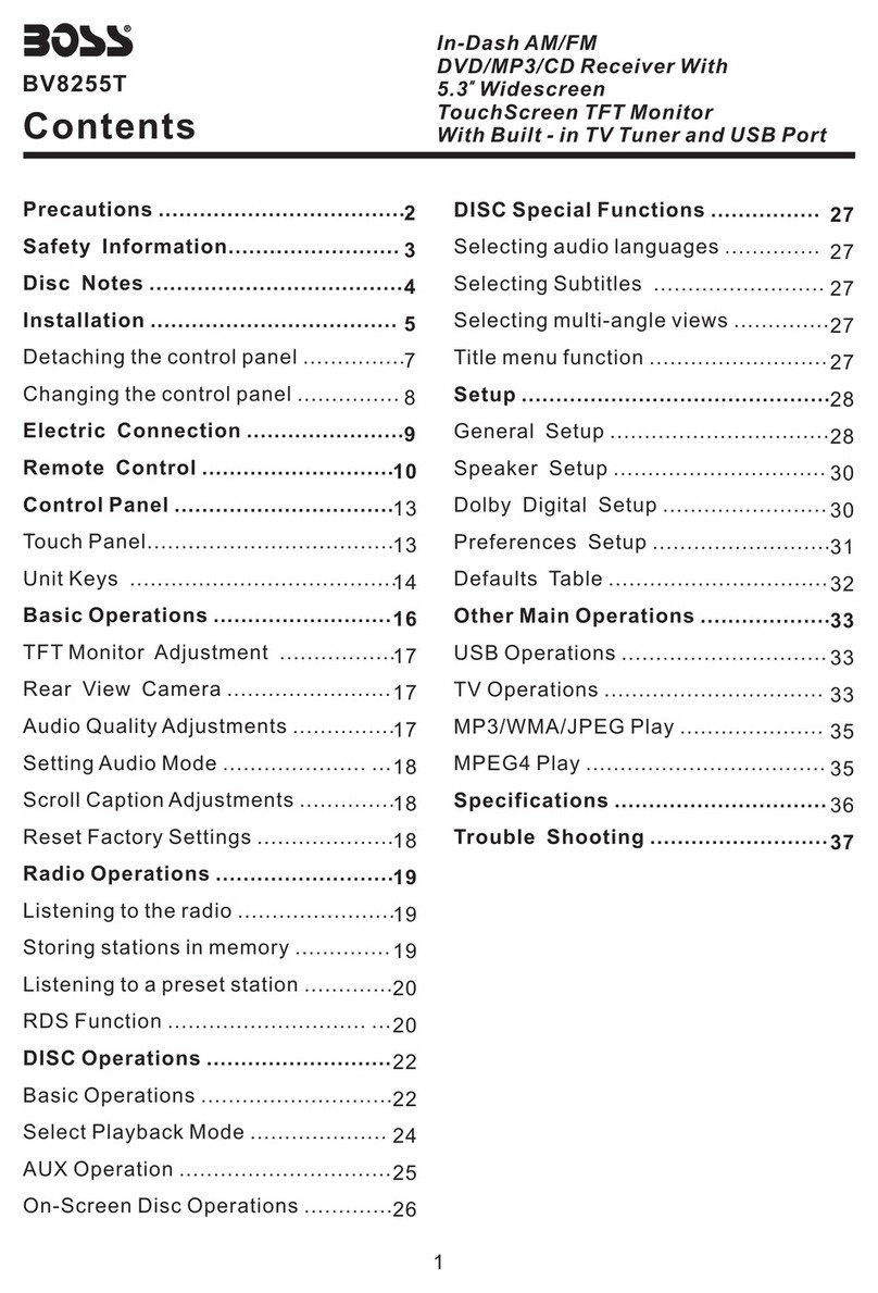 BOSSCO BV8255T user manual