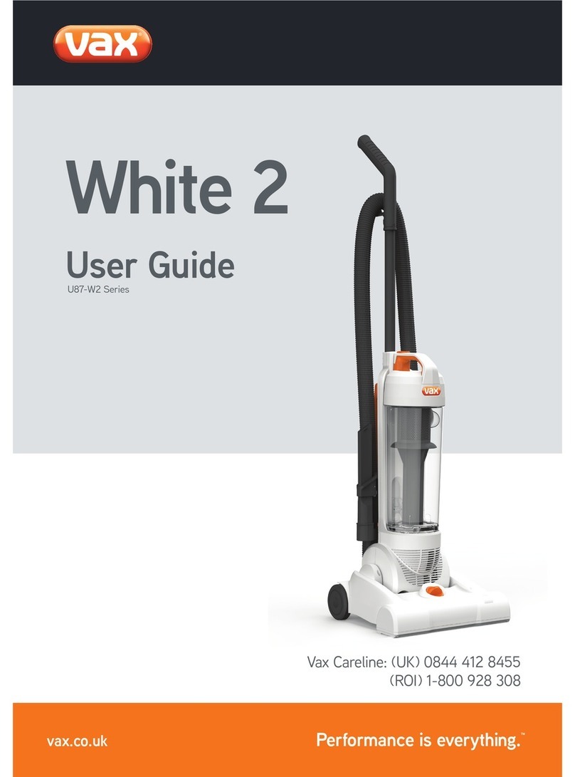 Vax U87-W2 Series User manual