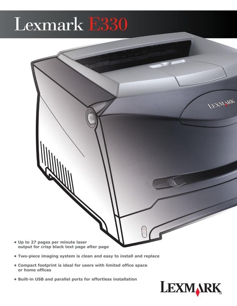 Lexmark E 330 User manual