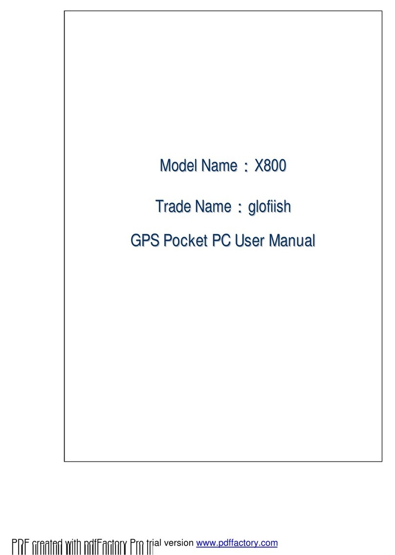 GLOFIISH X800 User manual