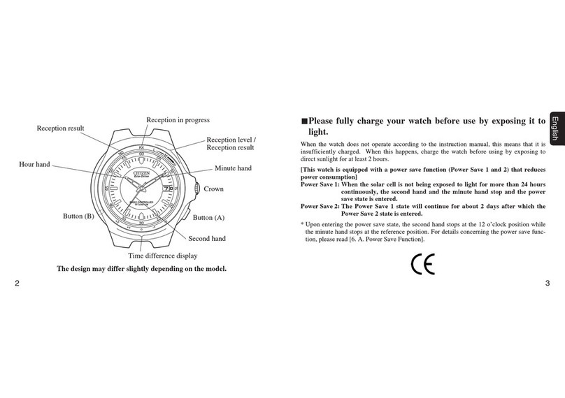 Citizen A414 User manual