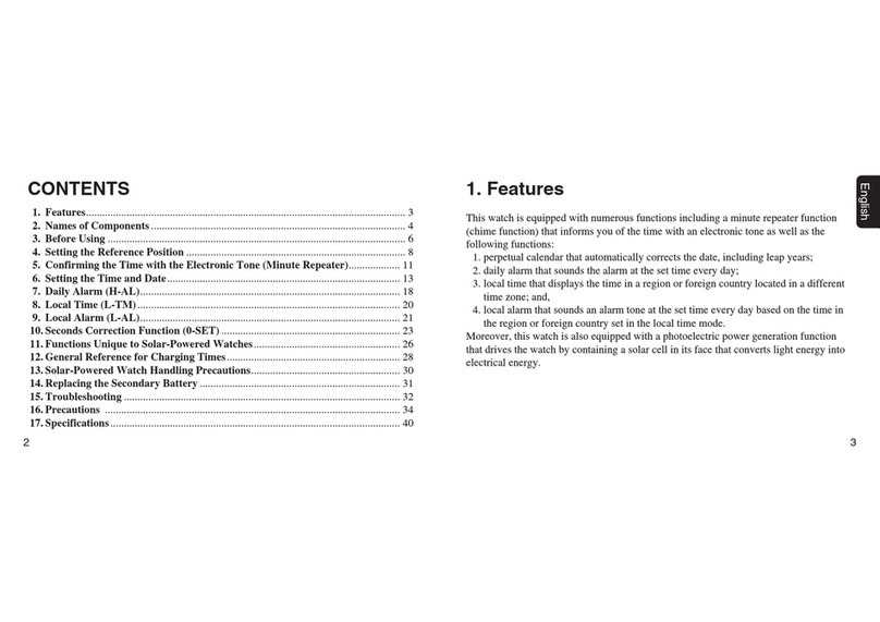 Citizen G90 Series instruction manual