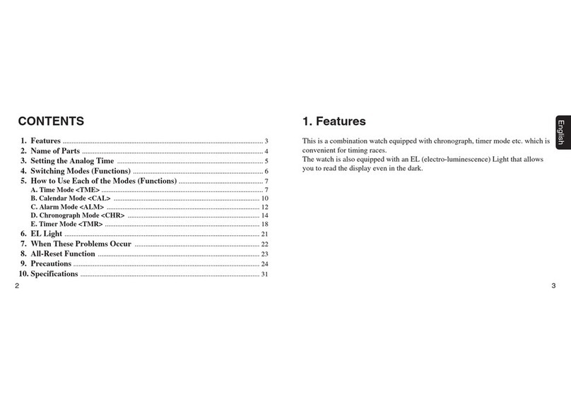 Citizen C45 User manual