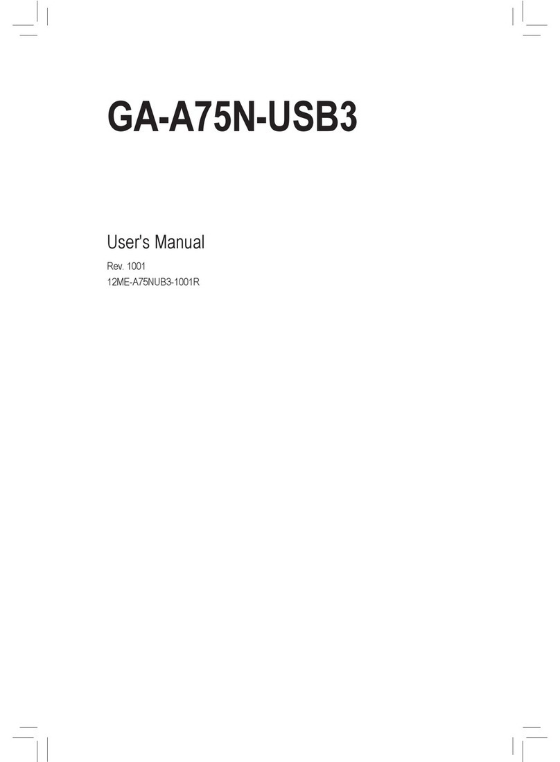Gigabyte GA-A75N-USB3 user manual