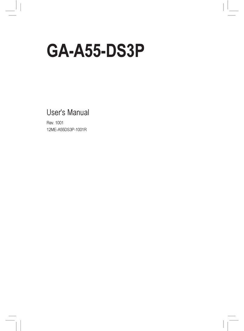Gigabyte GA-A55-DS3P user manual