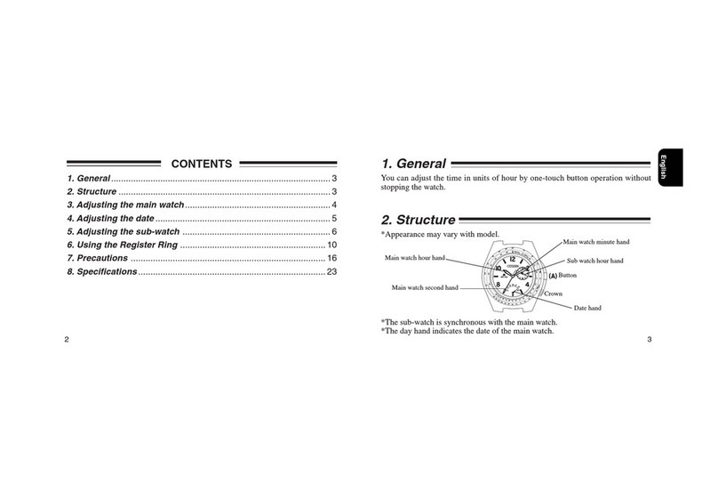 Citizen 3111 instruction manual