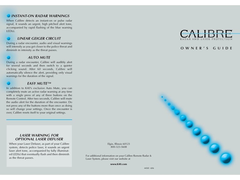 K40 CALIBRE User manual