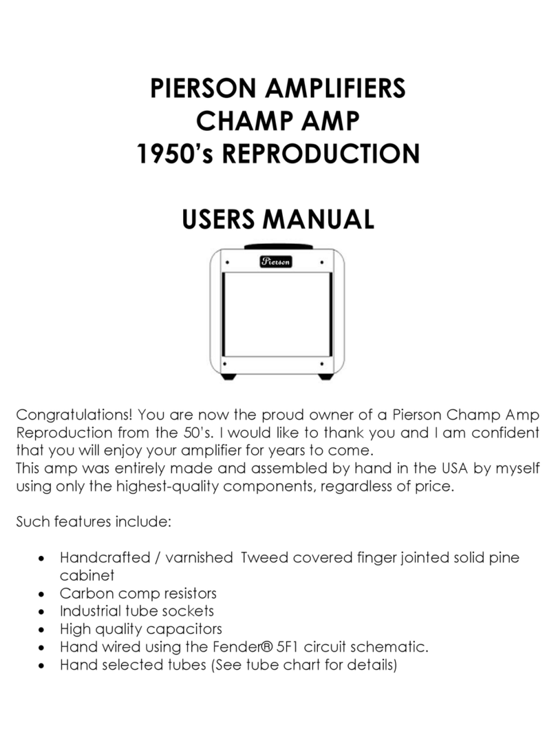 Pierson Amplifiers Champ Amp user manual
