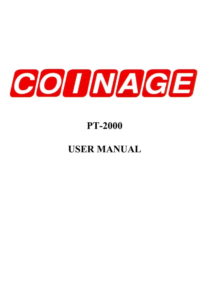COINAGE PT-2000 user manual