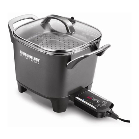 George Foreman Smart kitchen RC0995PQ Use and care book